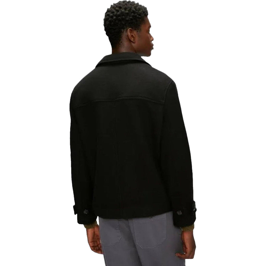 Ted Baker Coat Jacket Atllas Peacoat Black Tailored Men's UK Size 2XL XXL Ted 6