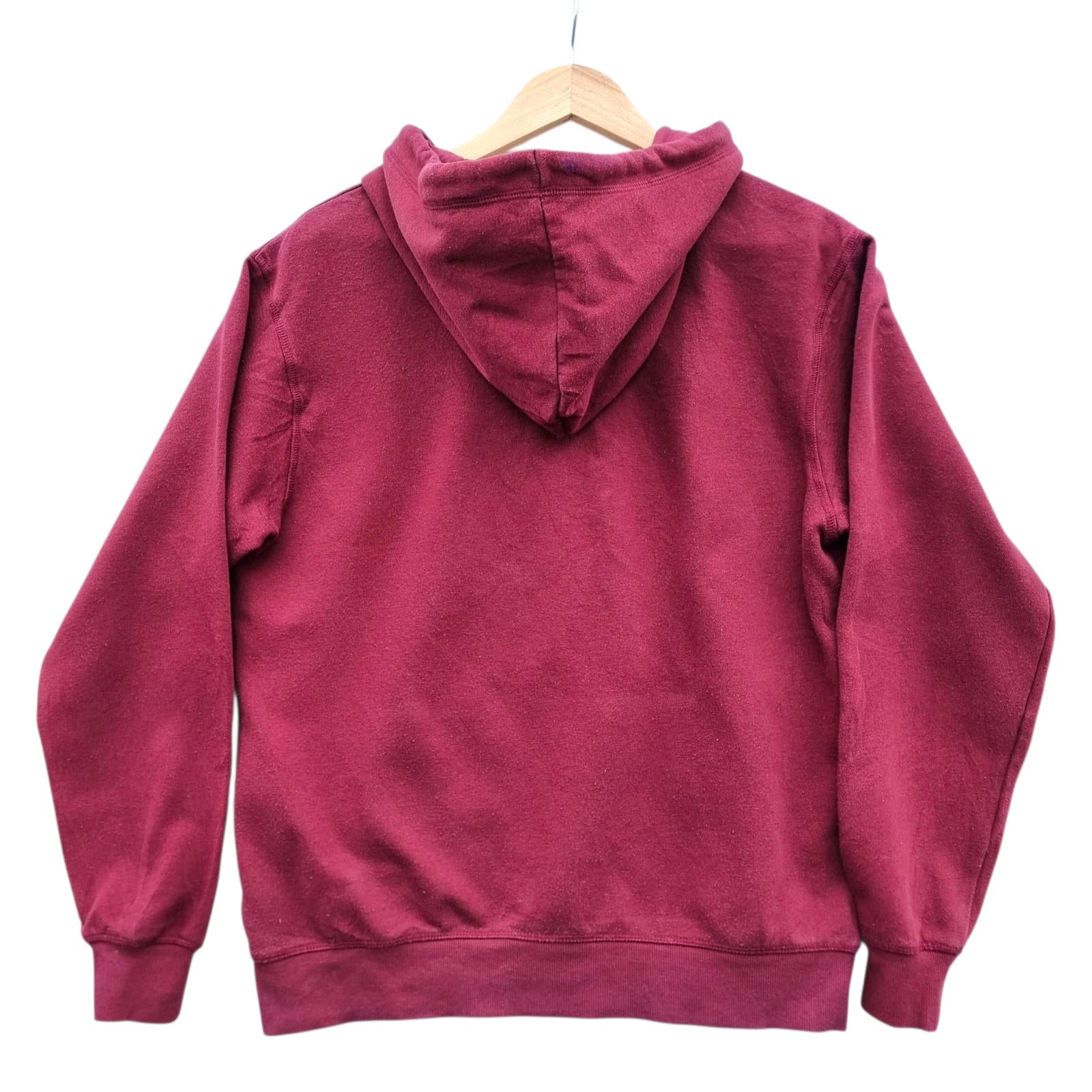 H&M Harvard Hoodie University Men's UK Size M Red Jersey Hooded Pockets Sports