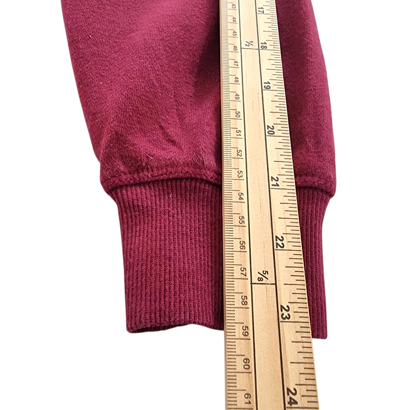 H&M Harvard Hoodie University Men's UK Size M Red Jersey Hooded Pockets Sports