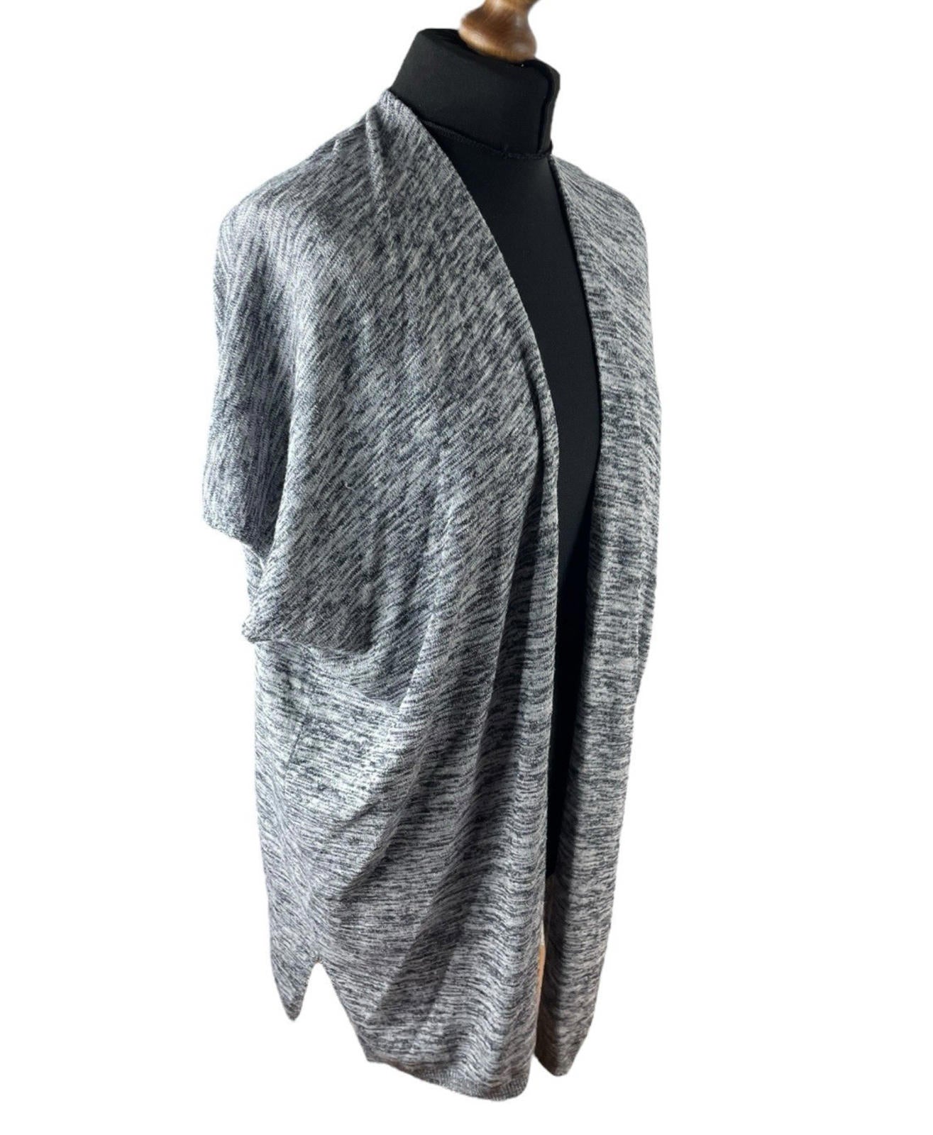 Atmosphere Grey Thin Cardigan Long Short Sleeve Women’s UK Size S/M