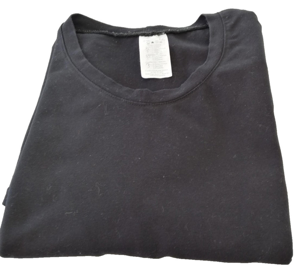 French Quote Graphic Print T-Shirt Men's Size XL Black Crew Neck