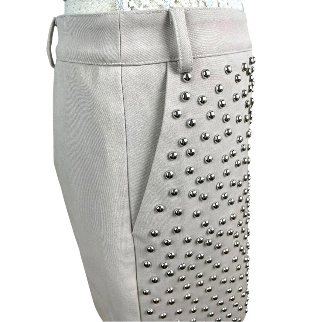 Nasty Gal Beige Studded Skirt A D Croptop Co-Ord Set Women’s UK Size 10