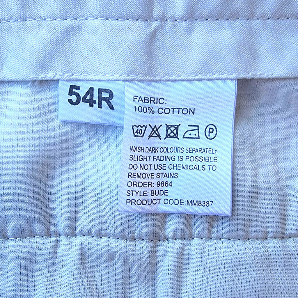 Skopes Chino Shorts Grey Pockets 100% Cotton Men's UK Size 6XL 54" Waist