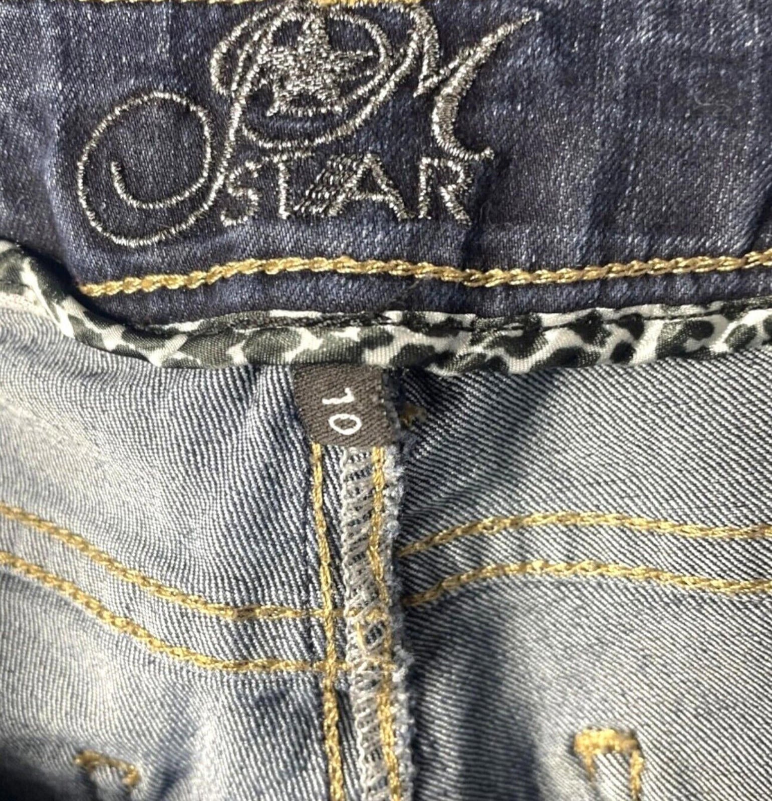 JM Star Denim Jeans Dark Blue Skinny Fit W30 L28 Women's UK Size 10