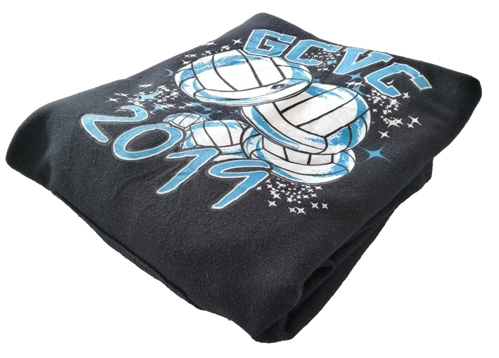 Volleyball Hoodie Women's Size S Graphic Print GCVC 2019 Sports Hooded Pockets