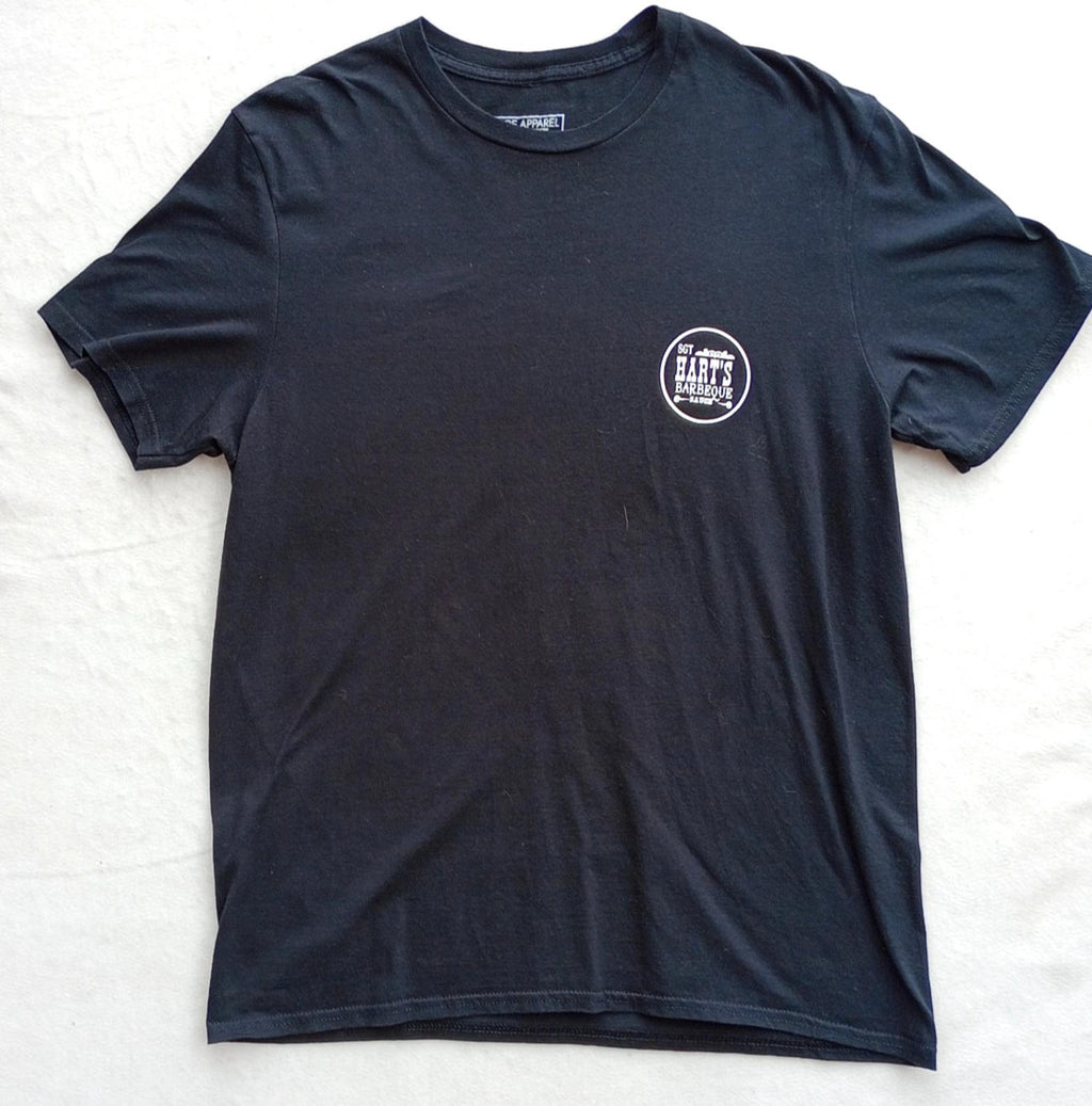 Body By Brisket T-Shirt Men's UK Size L Black Crew Neck BBQ Sauce Graphic Print