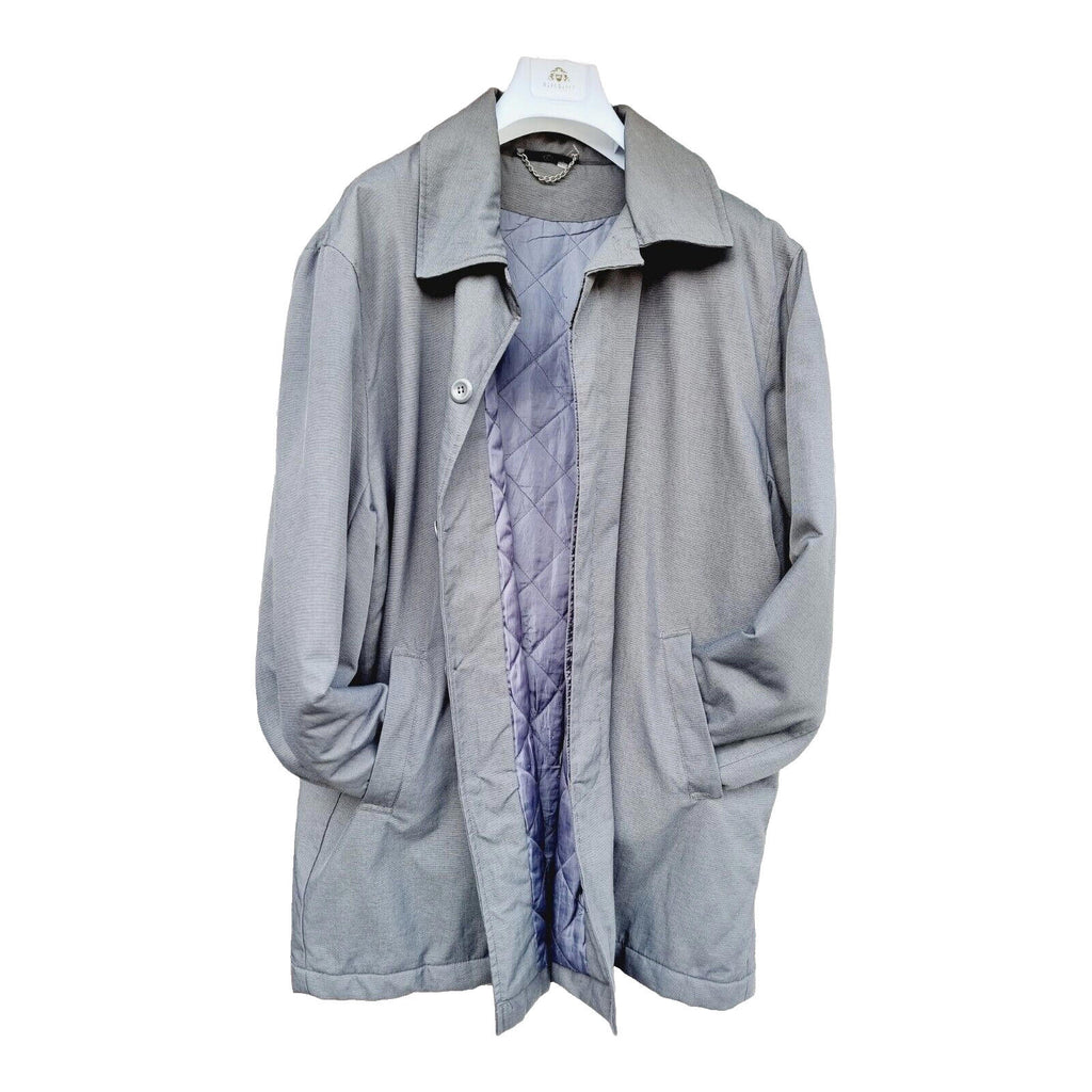 Freeport Coat Men's UK Size Large Grey Jacket Button Front  Collared