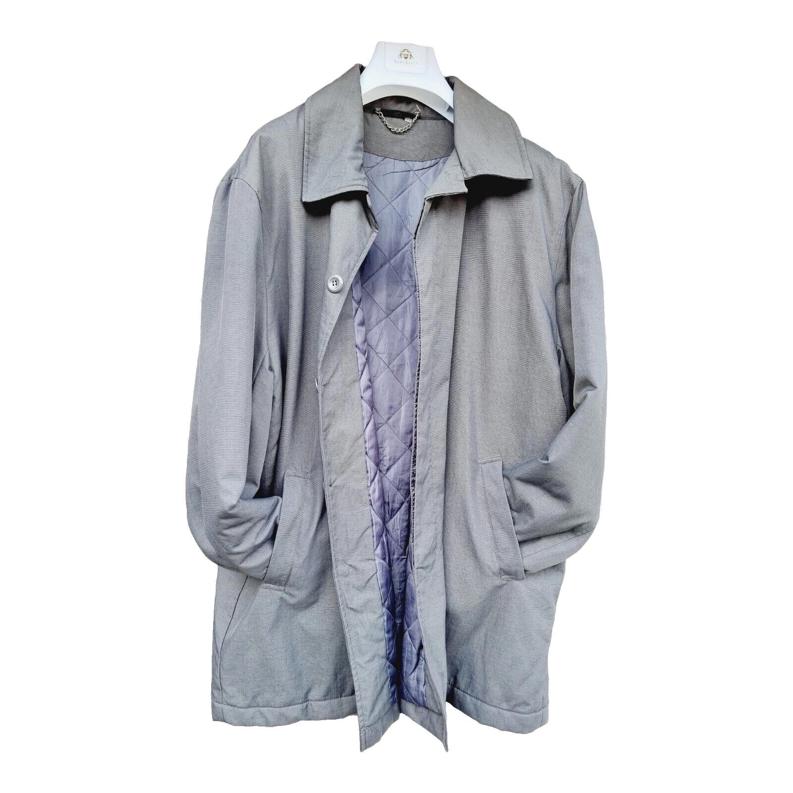 Freeport Coat Men's UK Size Large Grey Jacket Button Front  Collared