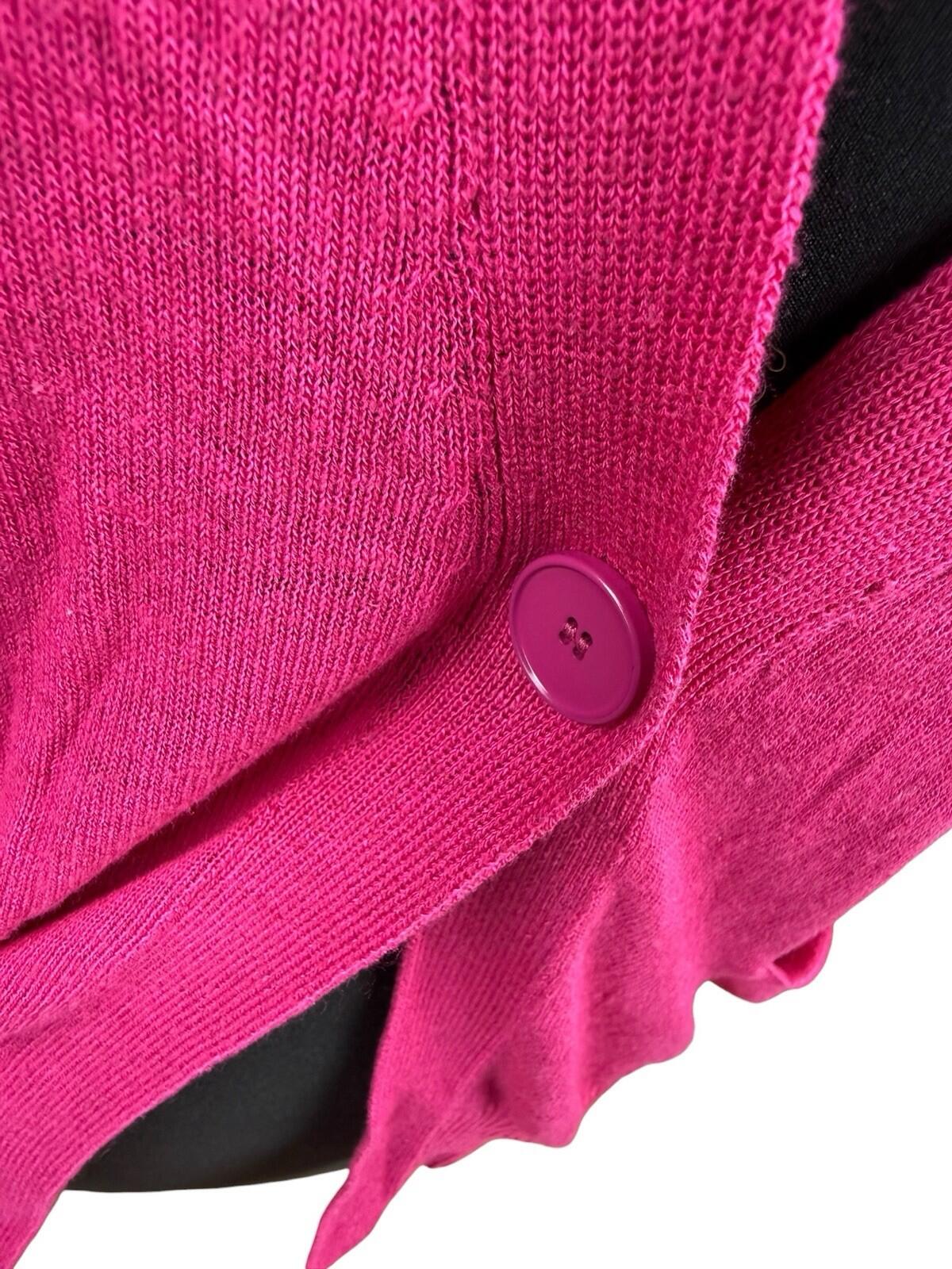 United Colours of Benetton Cardigan Women’s UK One size Lightweight Bright Pink