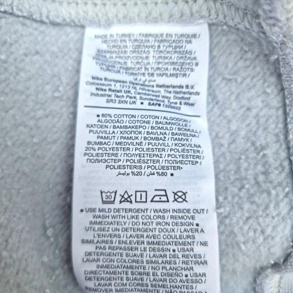Nike 3D Swoosh Graphic Fleece Sweatshirt Jersey Jumper Men's UK Size Small