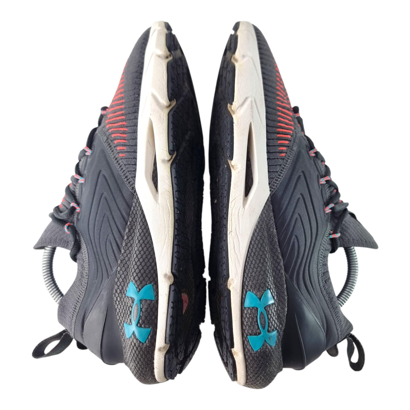 Under Armour HOVR Phantom 2 Trainers Men's UK Size 8 Grey Red INKNT Breathable