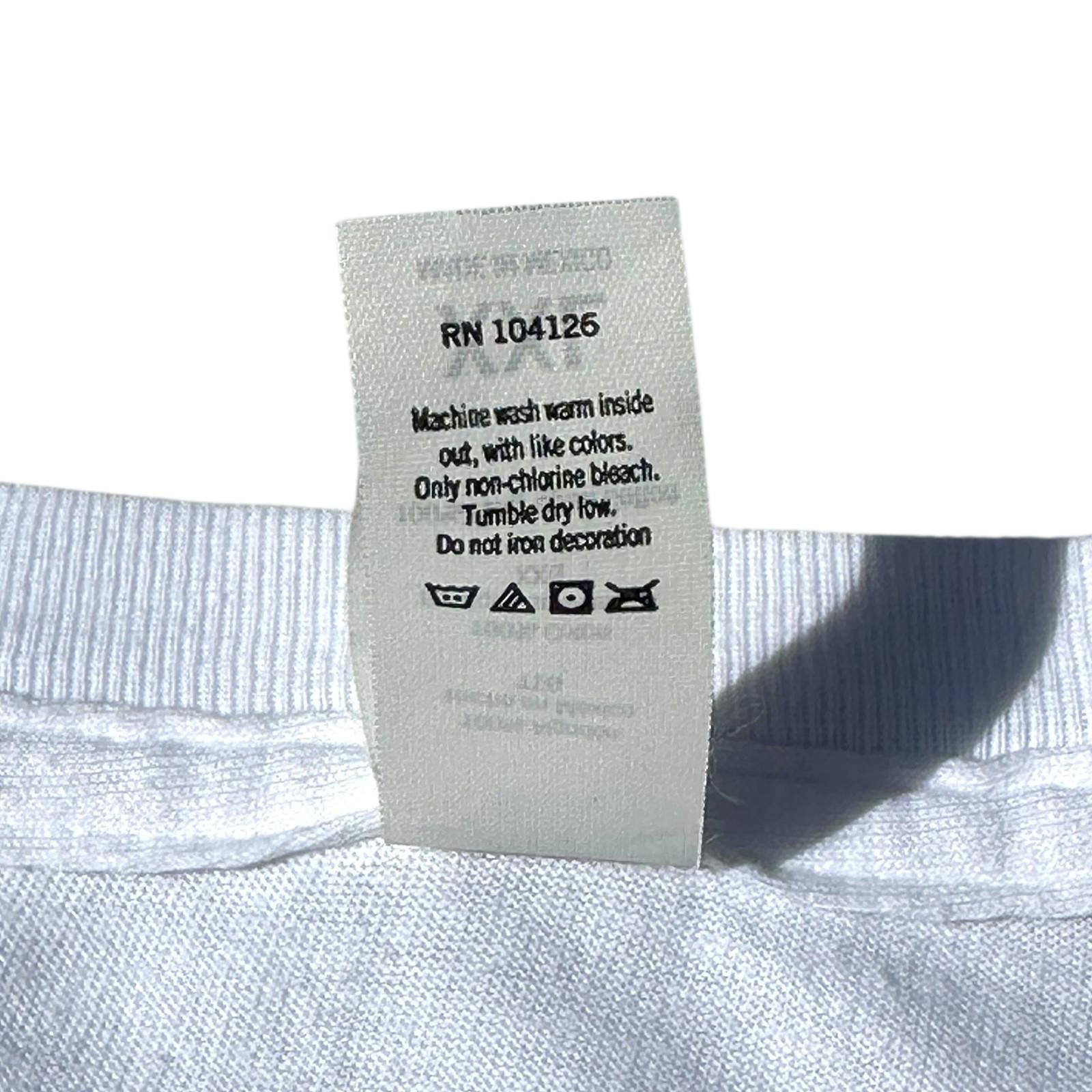 AGGIE T-Shirt Men's UK Size 2XL White Graphic Print Short Sleeve