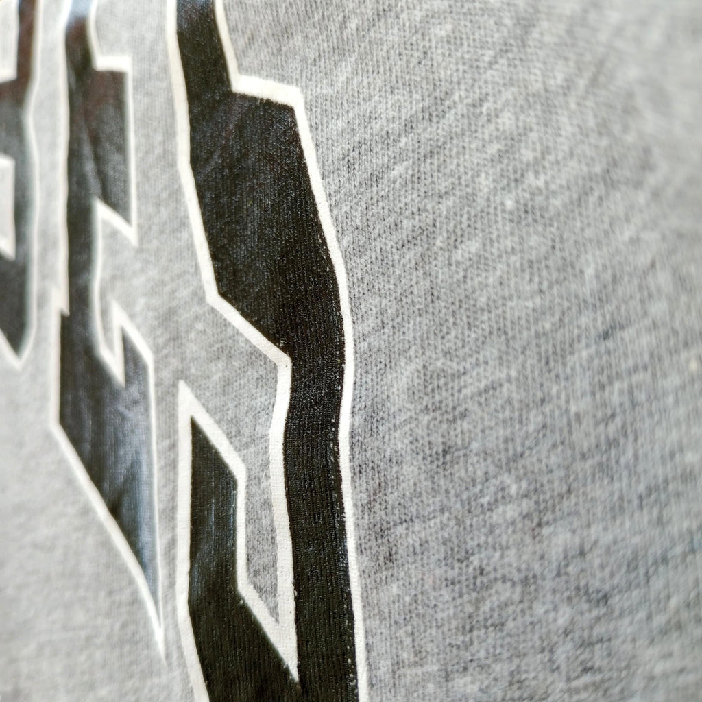 Eighty Eight Graphic Print T-Shirt Men's UK Size M Grey Crew Neck 100% Cotton