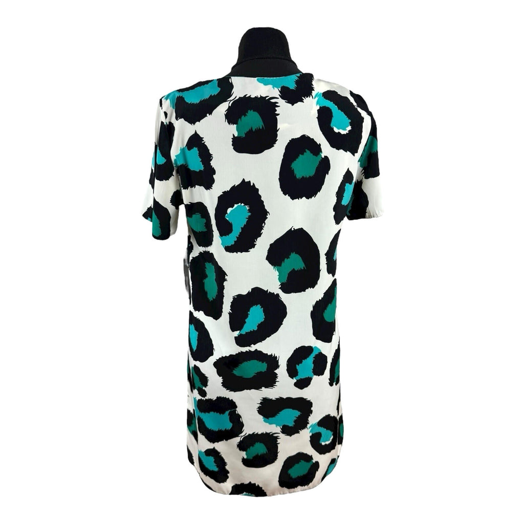 Zack London Mini Dress Leopard Print Lightweight Women’s UK Size 10