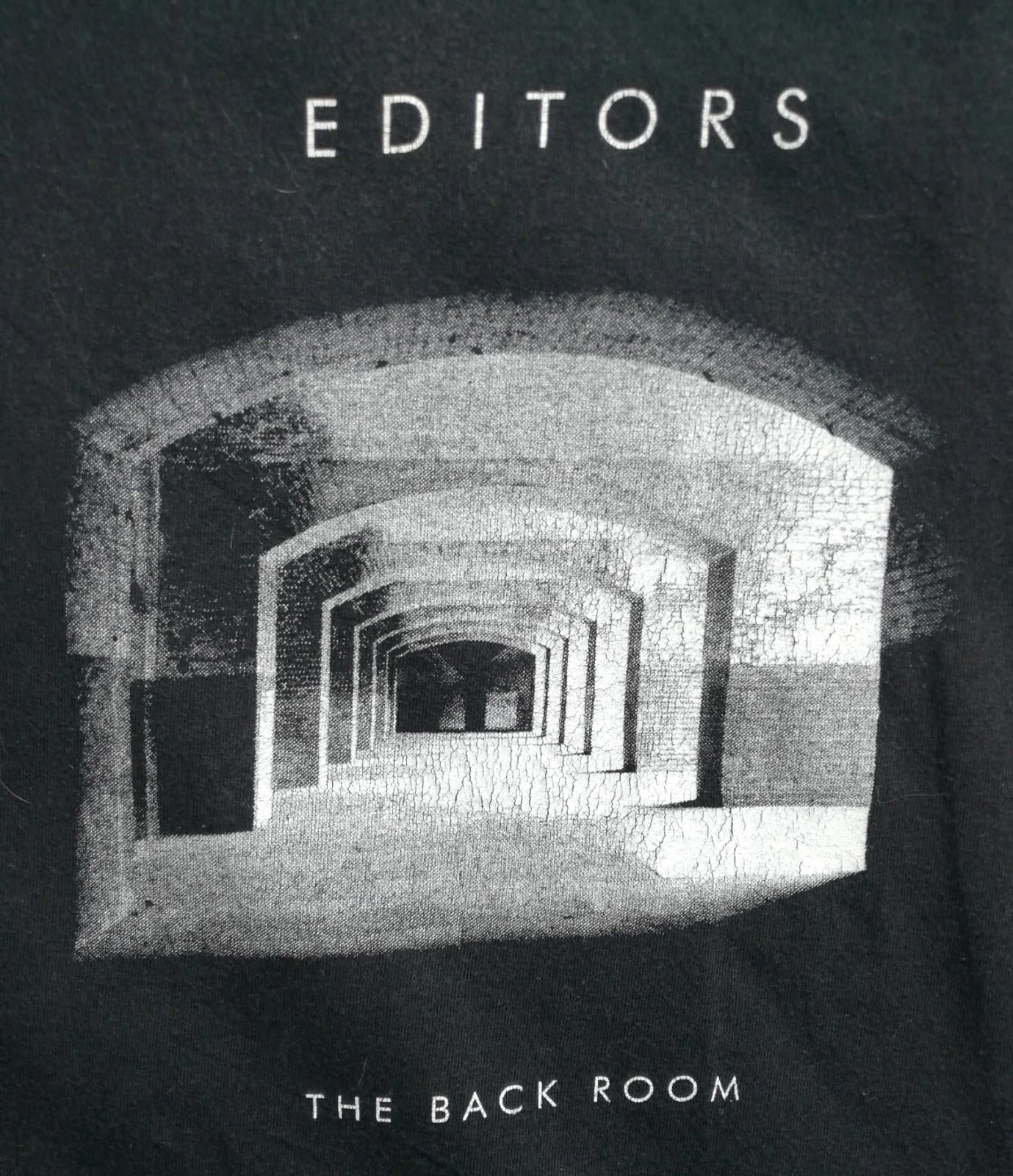 Back Room Liminal Graphic Print T-Shirt Men's Size L Black Crew Neck 100% Cotton