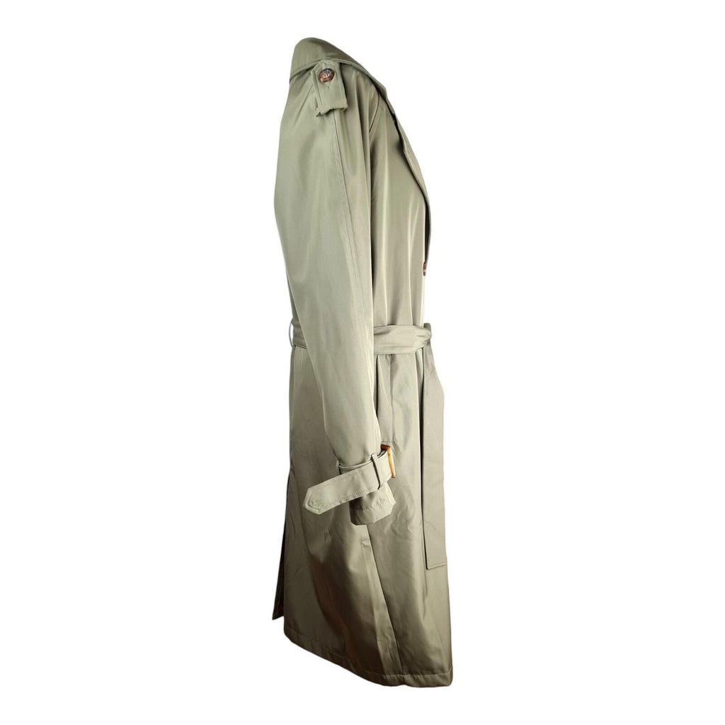 Stoosh Military Green Trench Coat Womens UK Size Large