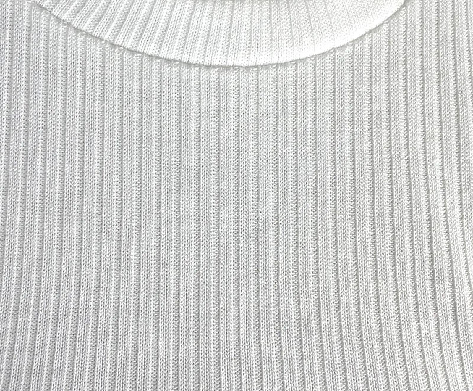 Divided Crop Top Women's UK Size S White Ribbed Ruffle Bow Detail Summer Cropped
