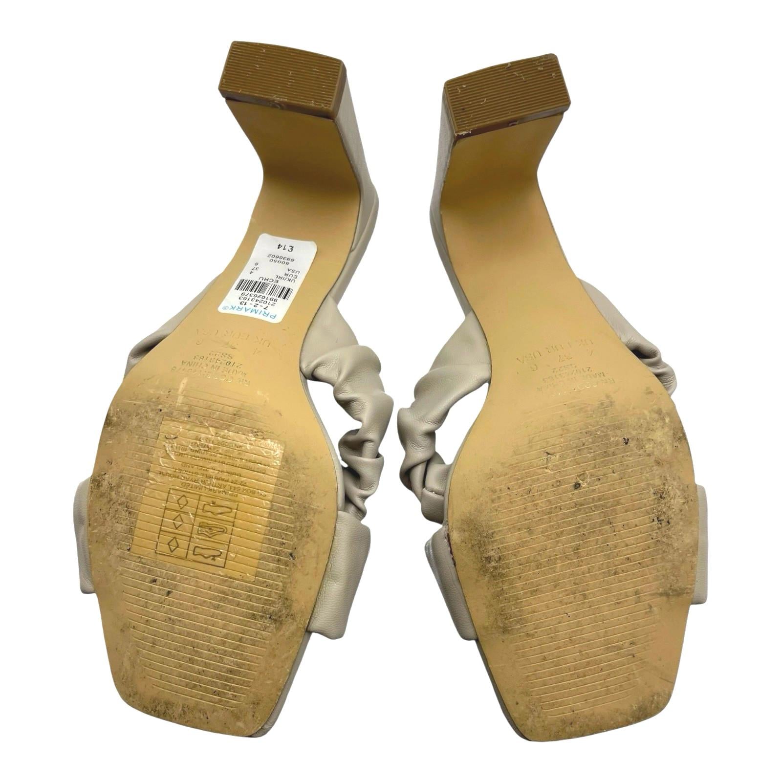 Primark Block Heel Sandal Shoes Cross Strap Women’s UK Size 4