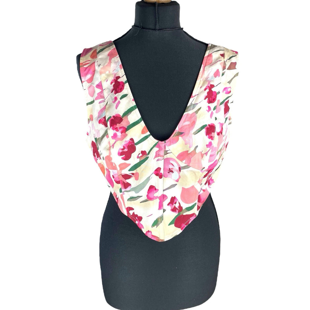 Ravi Famous Boned Croptop Floral Women’s UK Size 16