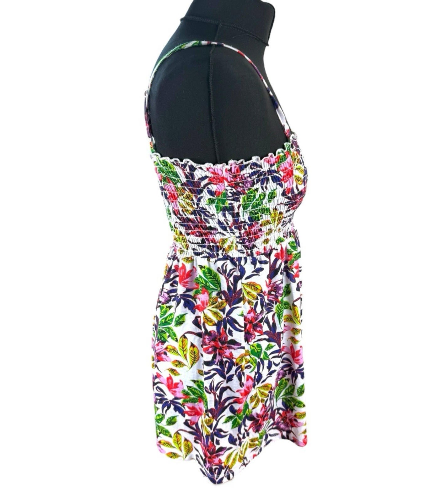 Originals Multicolour Floral Tank Top Blouse Floaty Women’s UK Size 12