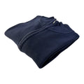 Timberland Knit Jumper Men's UK Size L Blue 1/4 Zip 100% Cotton Long Sleeve