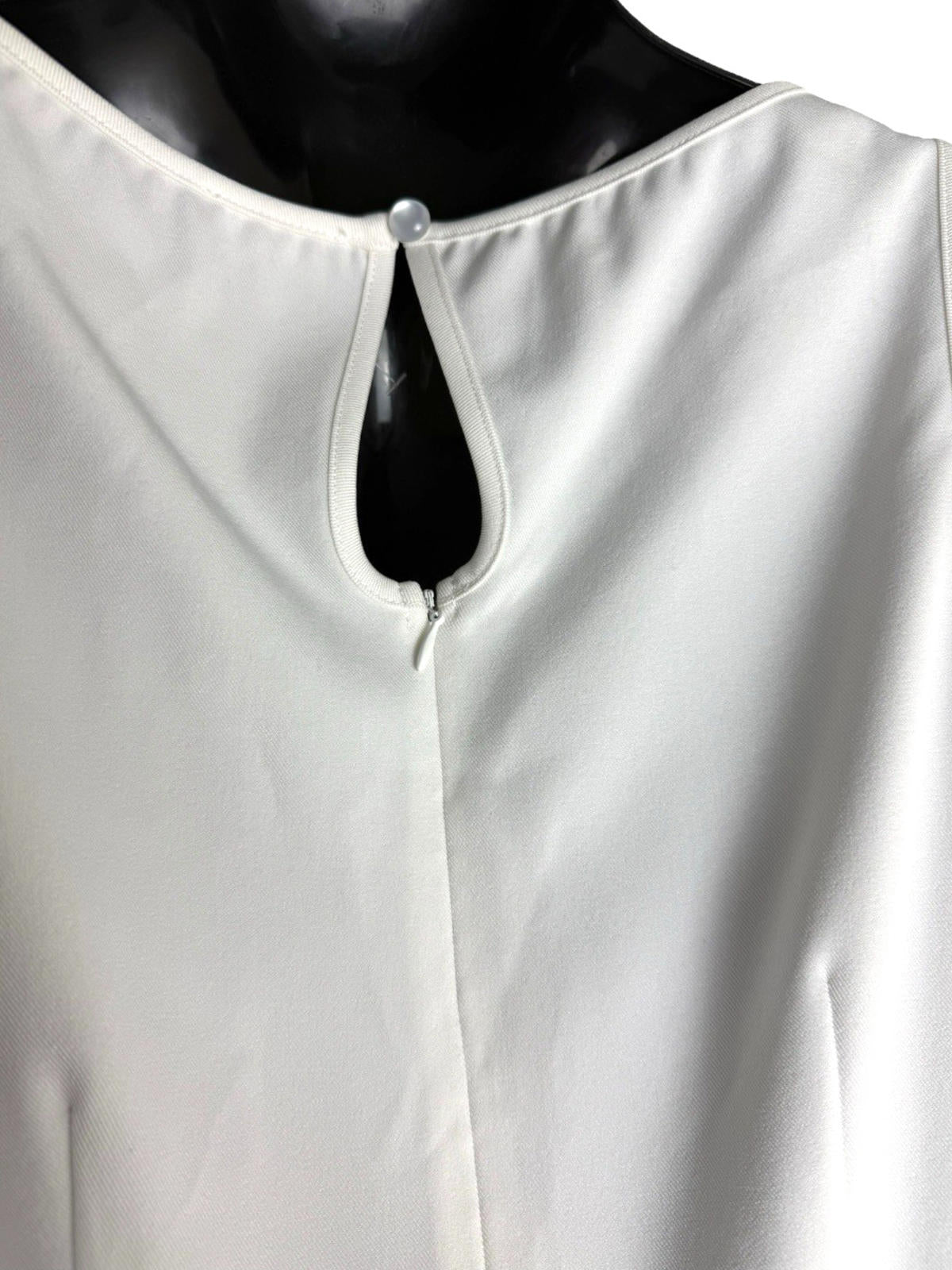 Pretty Little Thing White Romper Playsuit Vintage Look Women’s UK Size 8