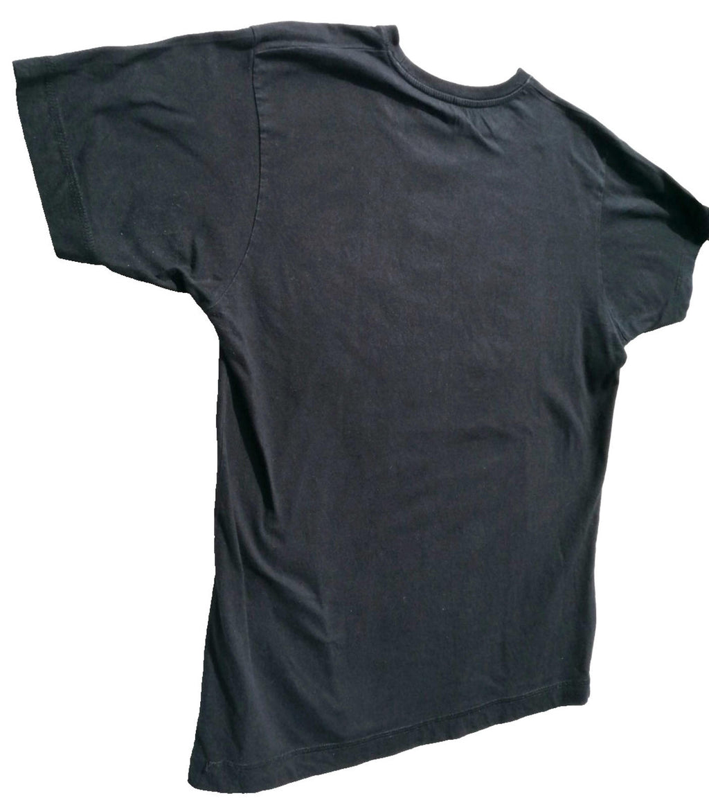 Back Room Liminal Graphic Print T-Shirt Men's Size L Black Crew Neck 100% Cotton
