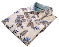 Feraud Shirt Long Sleeve Leaf Design White 100% Cotton Men's UK Size Medium M