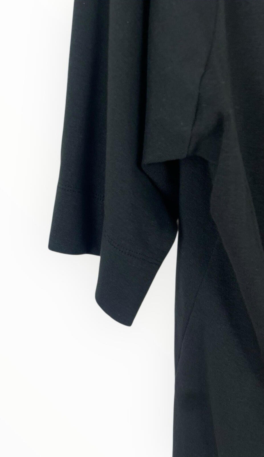 New Look Cotton T-Shirt Top Women’s UK Size 26 Short Sleeve V Neck Black