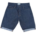 Next Denim Shorts Men's UK Size 30" W Regular Fit Blue Button Front Rolled Cuffs