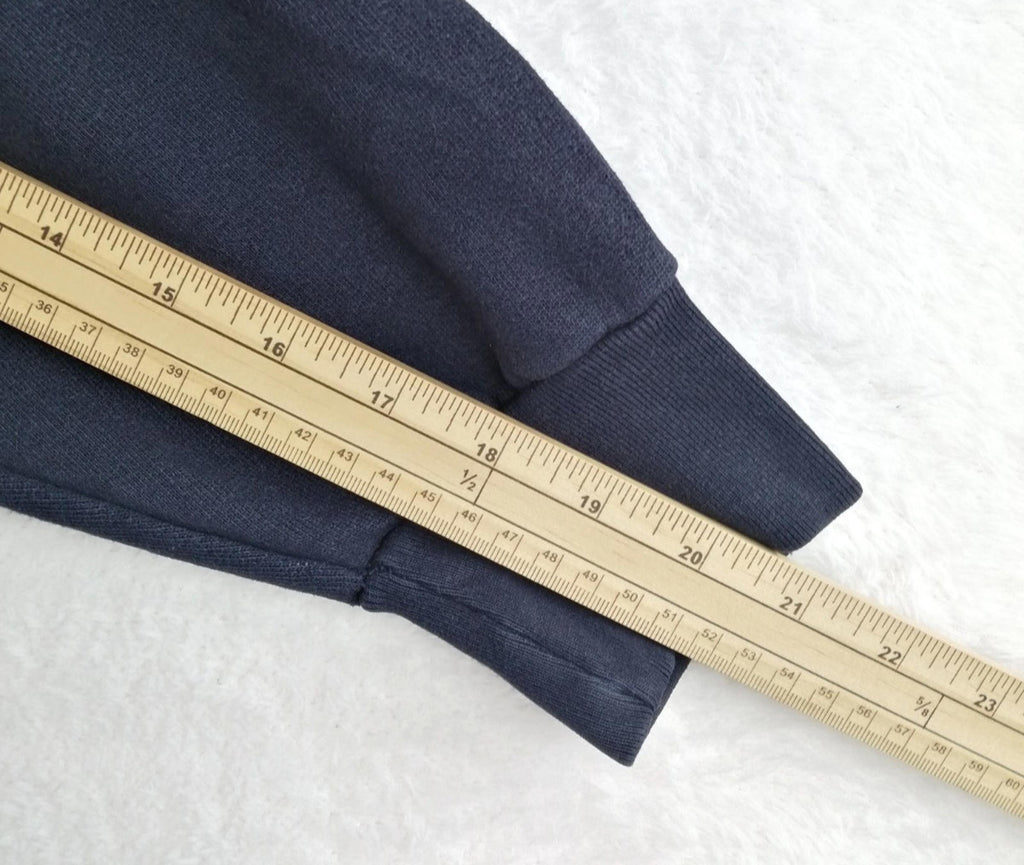 Boston Hoodie Men's Size M Navy Blue Jersey Hooded Pockets Sports