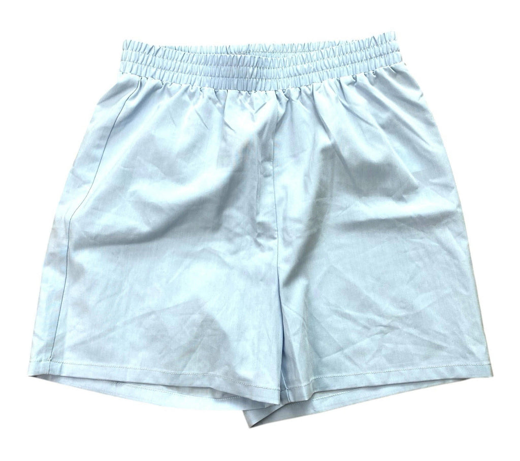 Pretty Little Thing Blue Boyfriend Shorts Elastic Waist Women’s UK Size 8