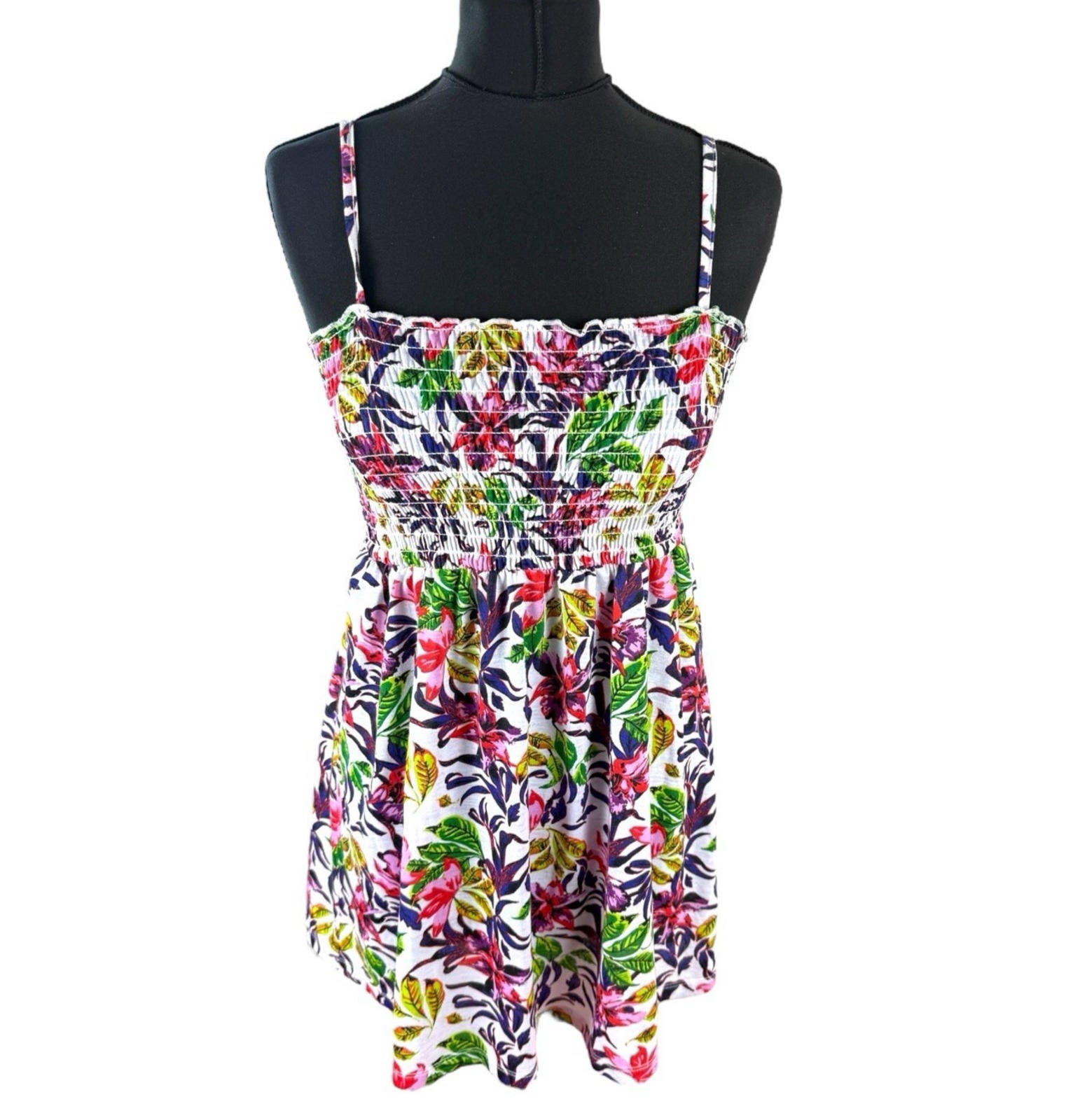 Originals Multicolour Floral Tank Top Blouse Floaty Women’s UK Size 12