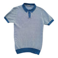 TU Man Blue Striped Polo Shirt 100% Cotton Easy Care UK Men's Size S