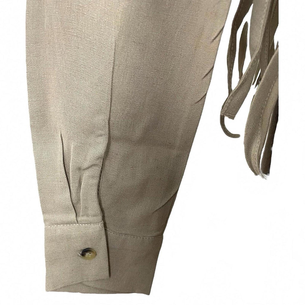 Pull & Bear Camel Skirt & Cropped Shirt Co Ord Set Women’s UK Size XS