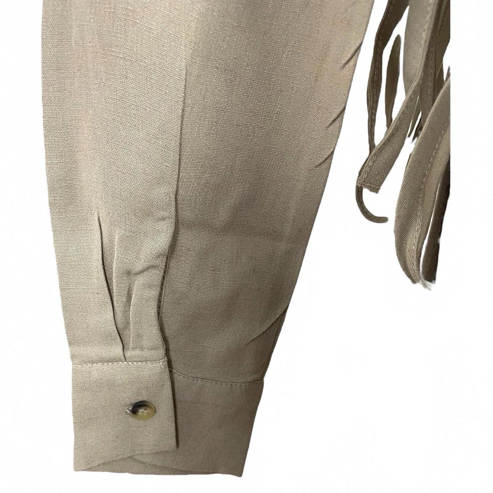Pull & Bear Camel Skirt & Cropped Shirt Co Ord Set Women’s UK Size XS