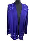 Marks & Spencer Cardigan Women’s UK Size 18 Mid Length Lightweight Mesh Purple