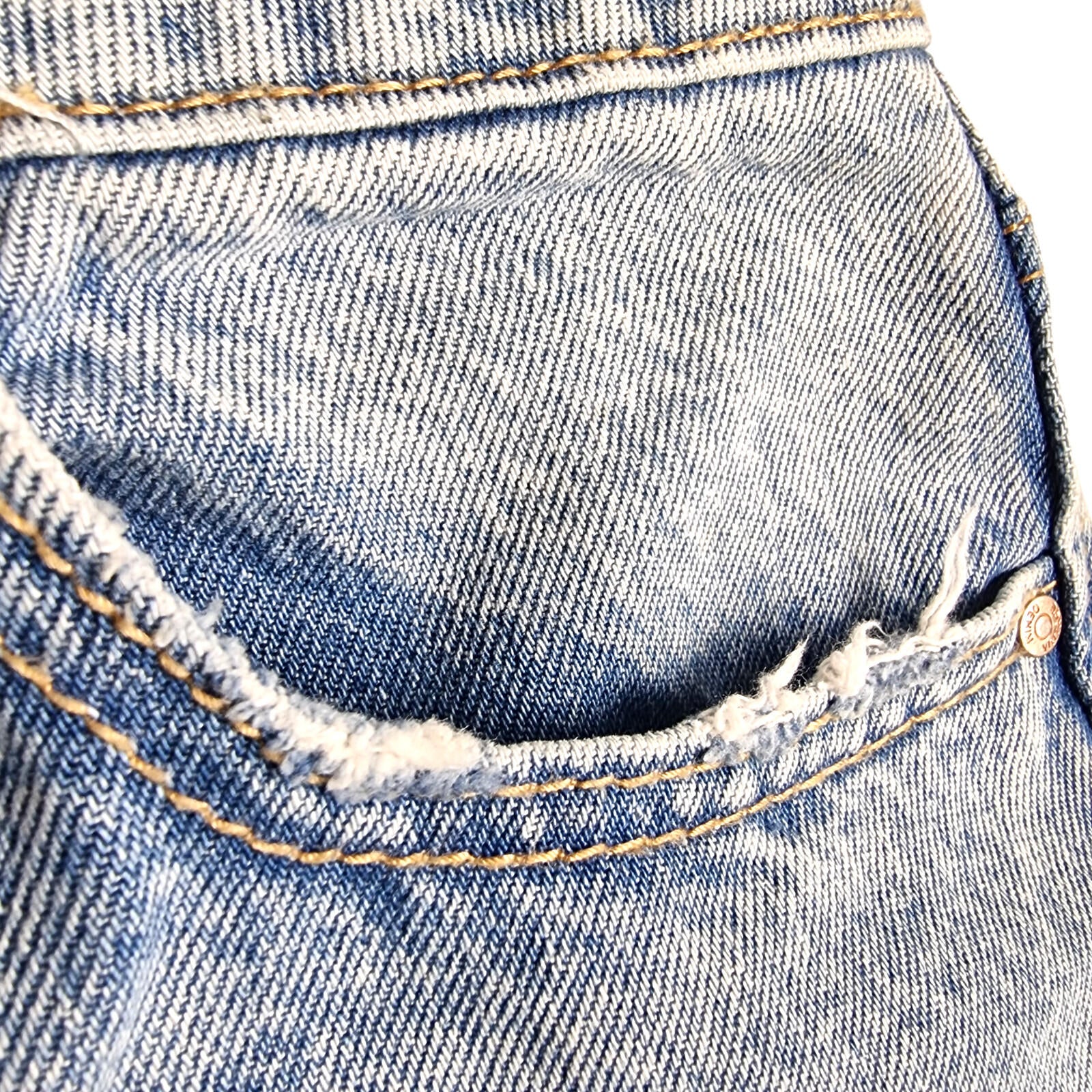 Stradivarius Jeans Women's UK Size 8 Straight Fit High Waisted Light Blue Denim