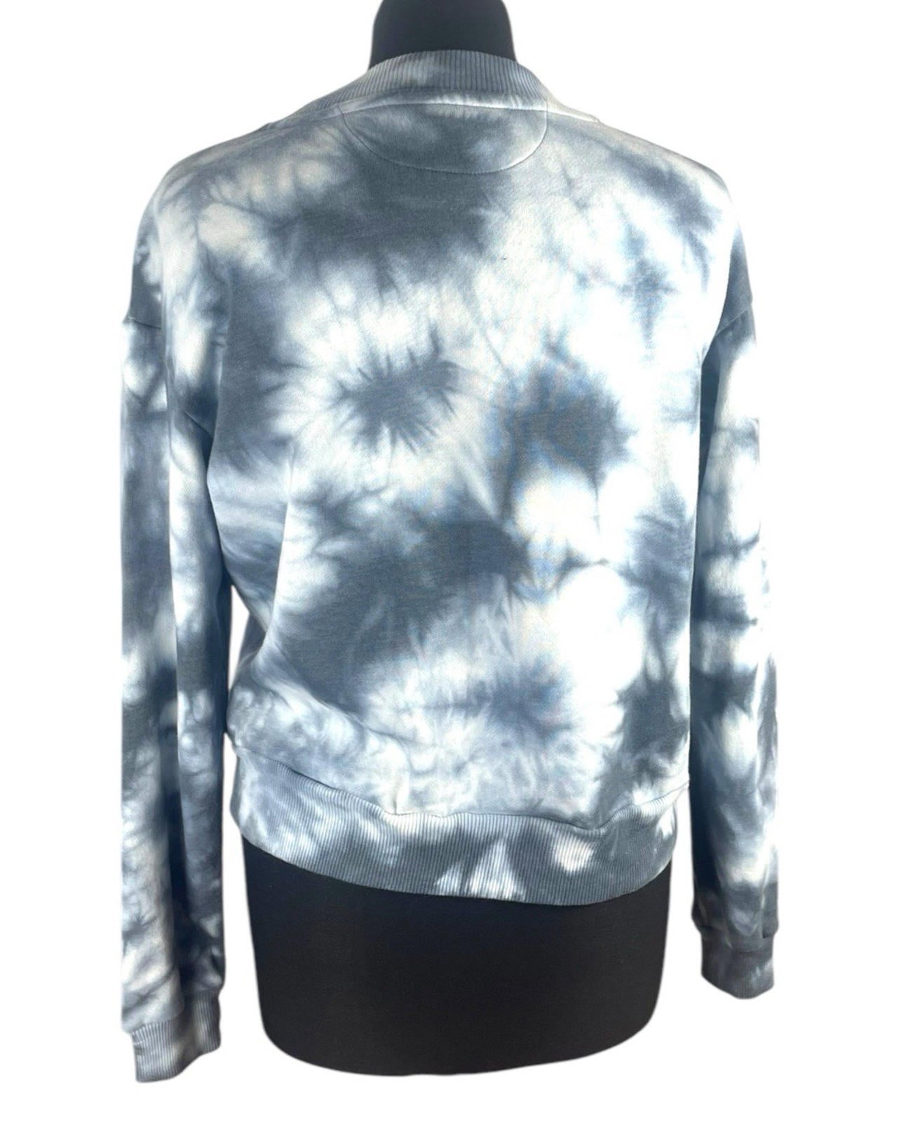 90 Degree Grey Sweater Jumper Tie Dye Effect Women’s UK Size S
