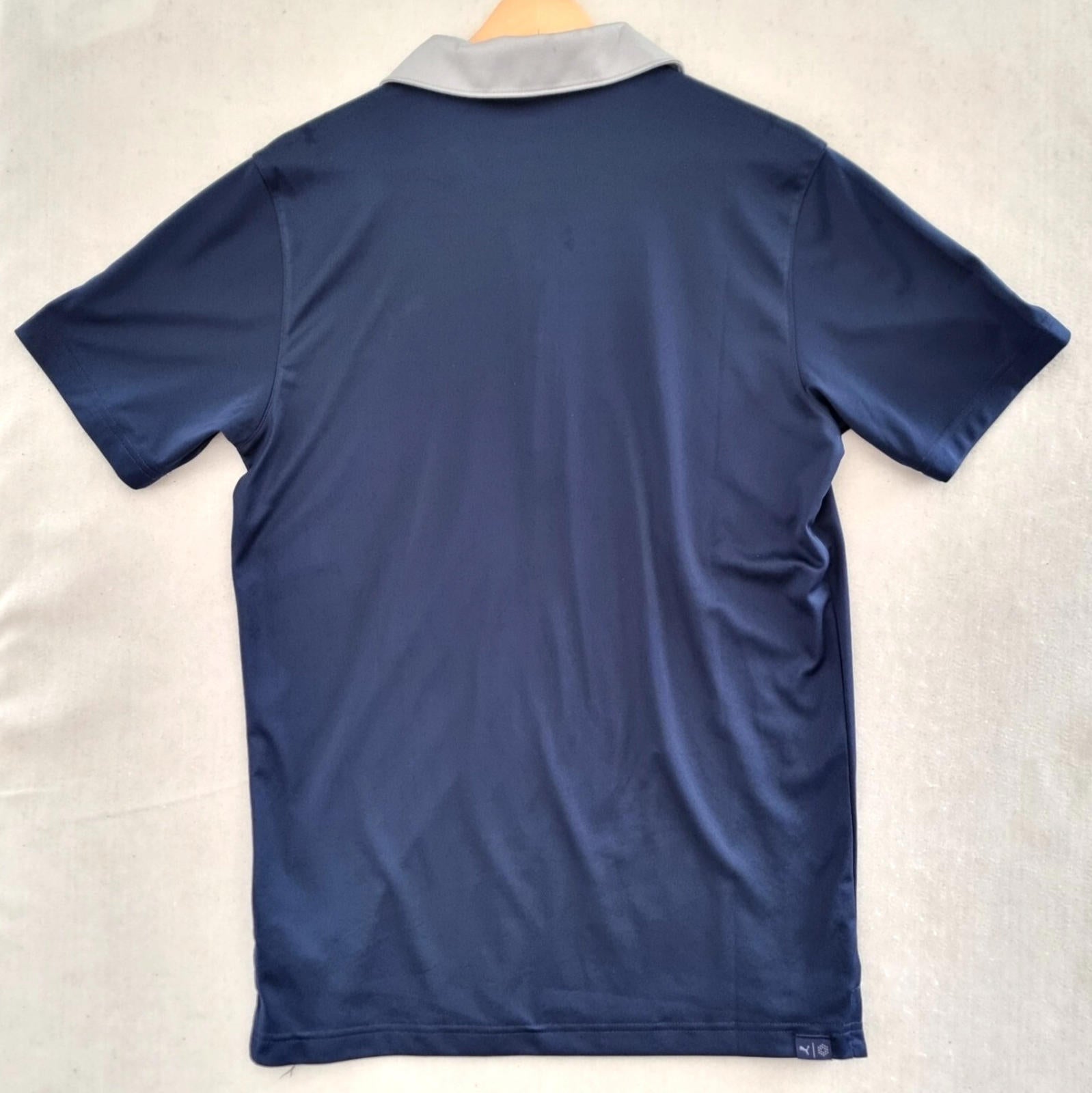 Puma Golf Polo Shirt Men's UK Size M Blue Short Sleeve