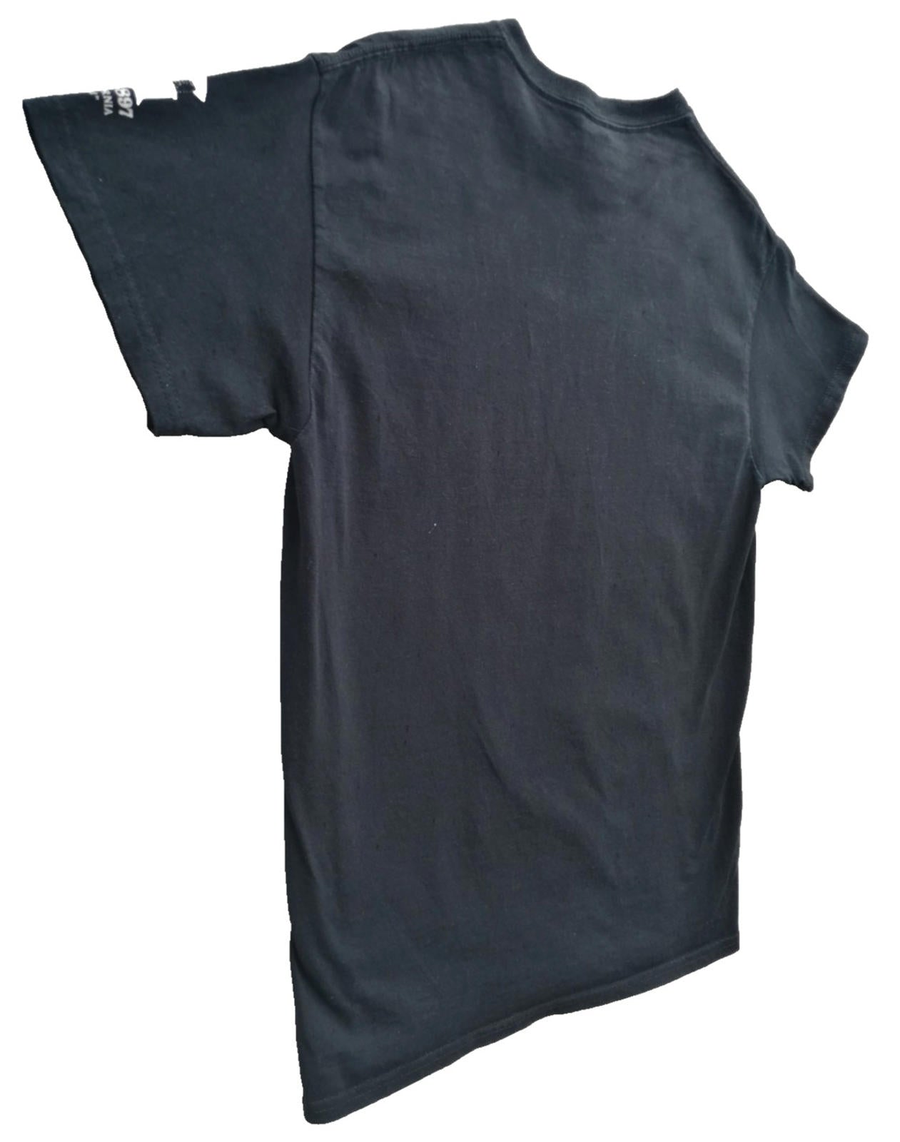 Hobo T-Shirt Men's UK Size M Black Print Graffiti Signs The Movie Rail Town 1897