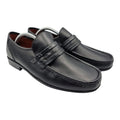 George Black Shoes Faux Leather Slip On Loafers Wide Fit Men's UK Size 6