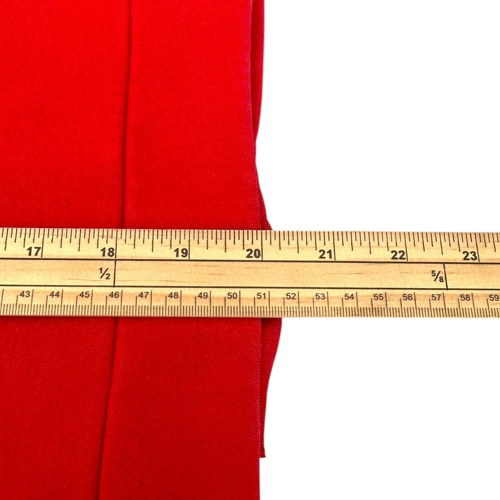 Bench Jacket Women's UK Size M Red Low Cut Stand Up Collar Jersey Zip Coat