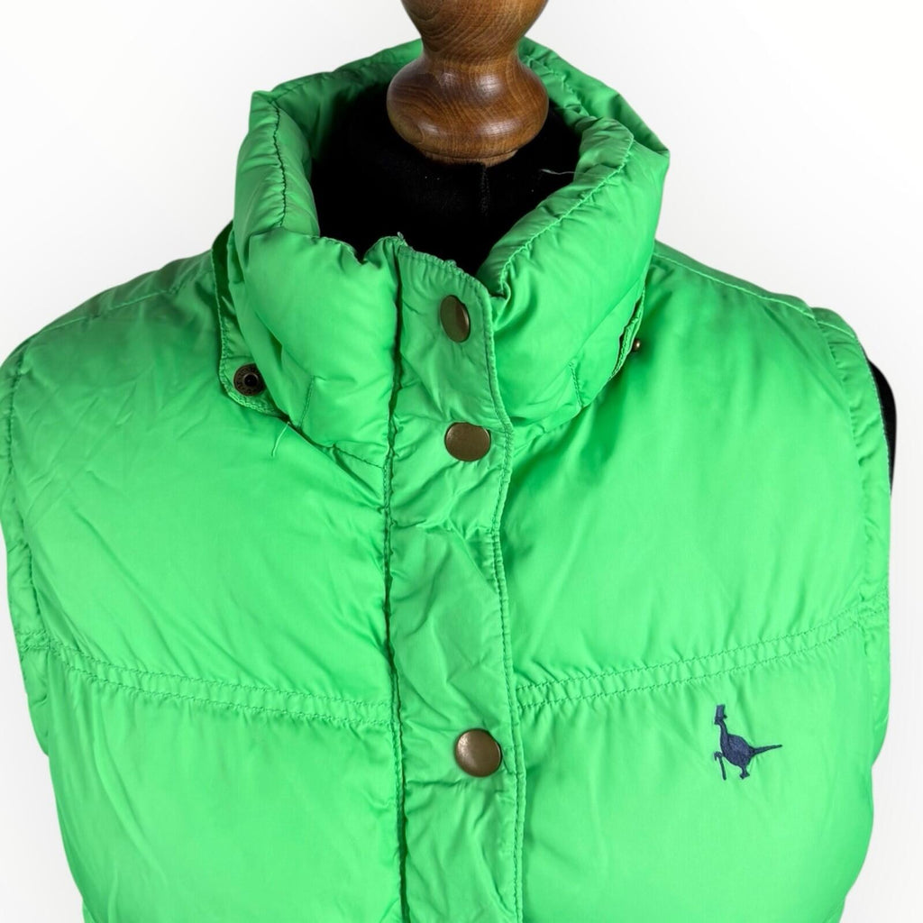 Jack Wills Padded Gilet Jacket Women’s UK Size 10 Sleeveless Bright Green