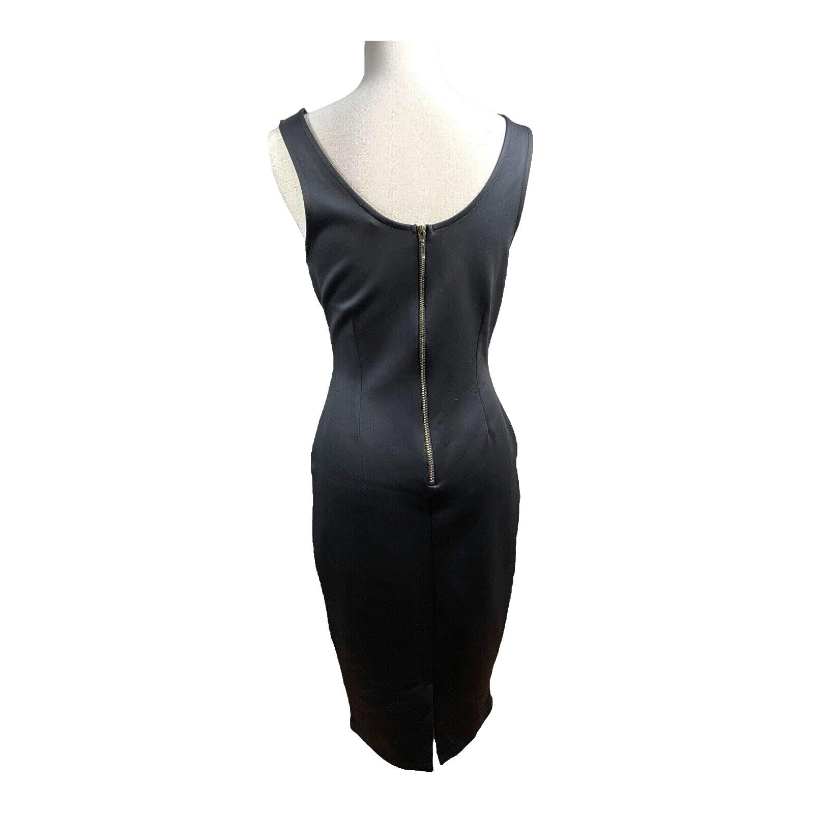 River Island Black Bodycon Dress Stretch Women’s UK Size 12