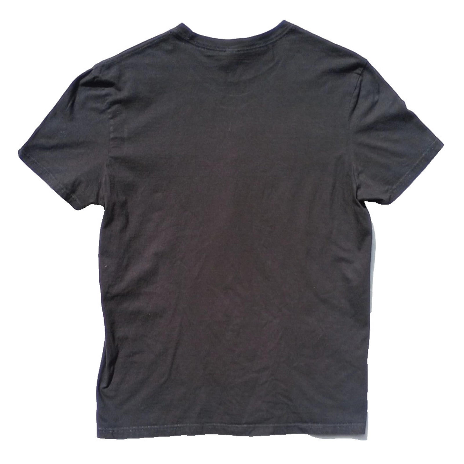 Graphic Print T-Shirt Men's UK Size L Black Crew Neck 100% Cotton Read Novelty