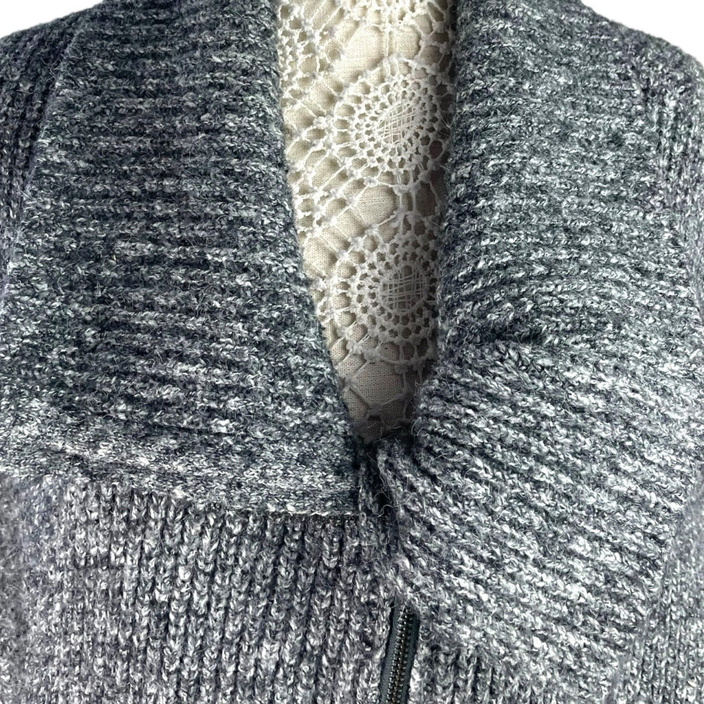 TU Mystery Jane Grey Sleeveless Cardigan Ribbed Women’s UK Size M