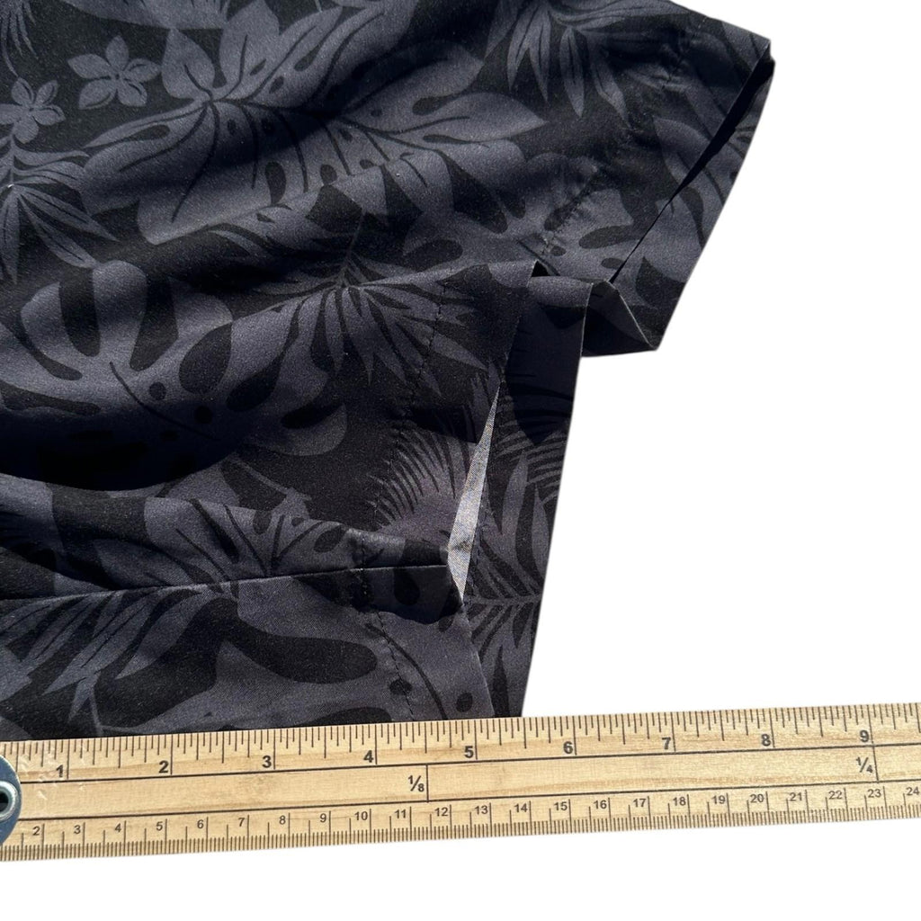 F&F Shorts Men's UK Size S Black Floral Graphic Print Swimming Pool Beach Summer