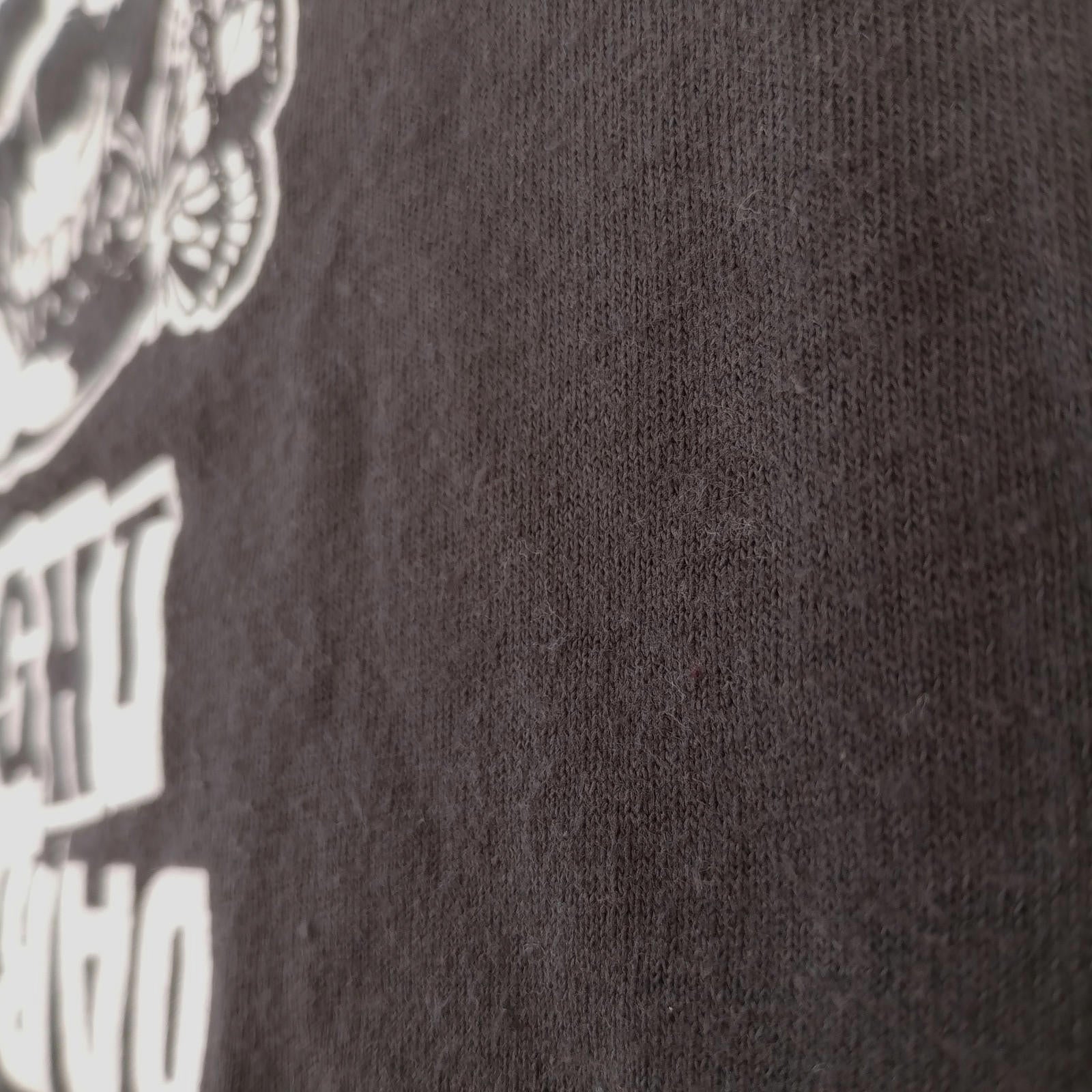 Balance Skull T-Shirt Men's UK Size S Black Crew Neck Light Dark Graphic Print