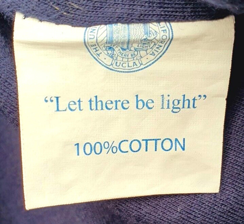 Varsity Jacket Coat Blue 100% Cotton Men's UK Size Large